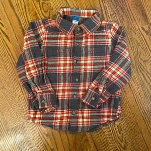 Old Navy Kids Size 3T plaid flannel button down